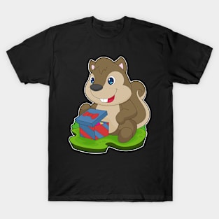 Squirrel Christmas Package T-Shirt